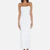 Aaliyah Sequin Maxi Dress - White