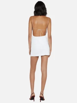 Aaliyah Sequin Mini Dress - White