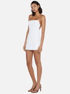 Aaliyah Sequin Mini Dress - White