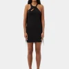 Aisha Twist Dress - Black