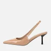 Alyssa Pump - Beige Patent