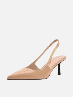 Alyssa Pump - Beige Patent