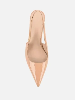 Alyssa Pump - Beige Patent