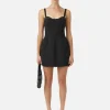 Ama Mini Dress - Black
