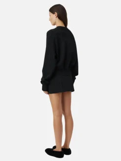 Amedeo Knit Mini Skirt - Black