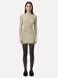 Aretz Mini Skirt - Champagne