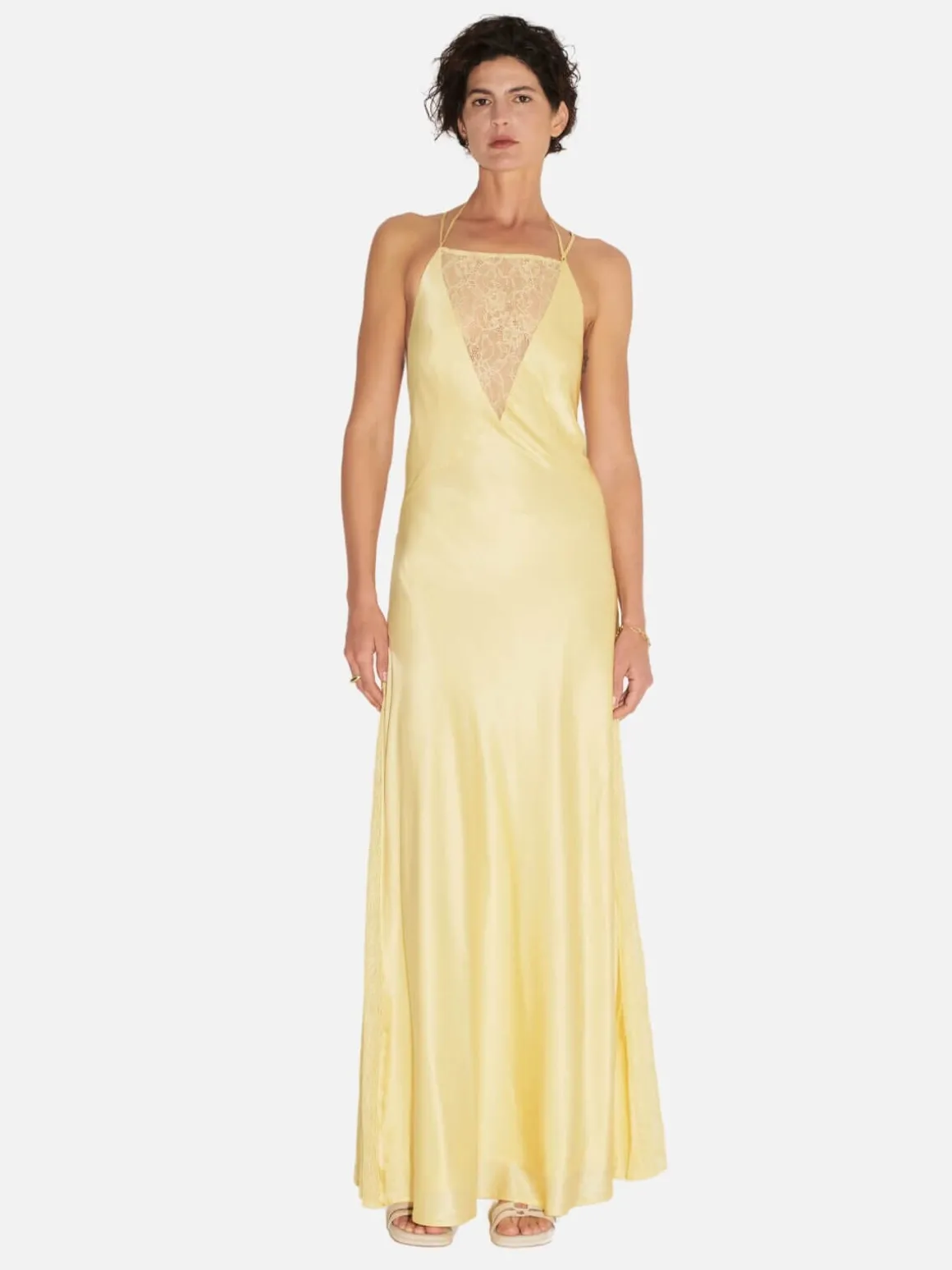 Arie Lace Dress - Butter