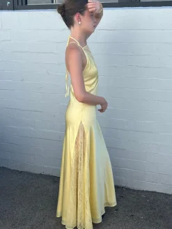 Arie Lace Dress - Butter