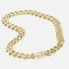 Attitude Statement Curb Chain: Brass + 18K Gold