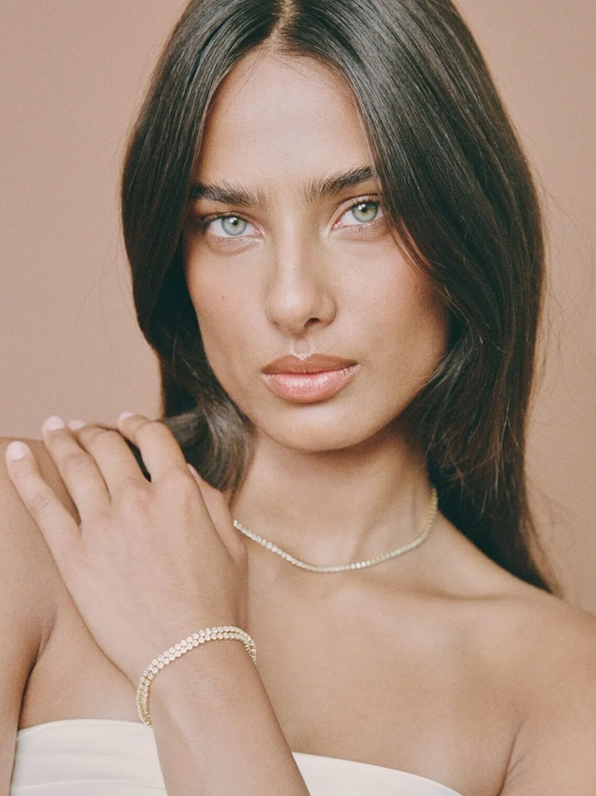 Baby Celestial Necklace - Gold/Clear