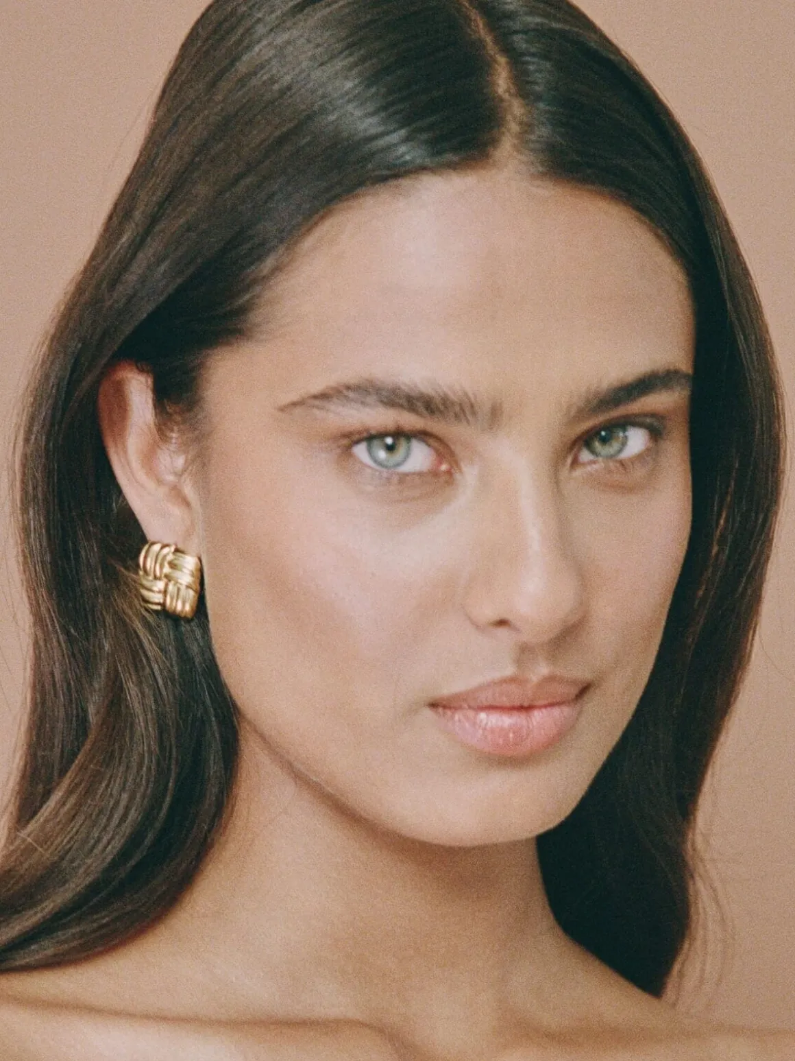 Baby Cushion Earrings - Gold