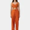 Bela Bodice Top - Tangerine