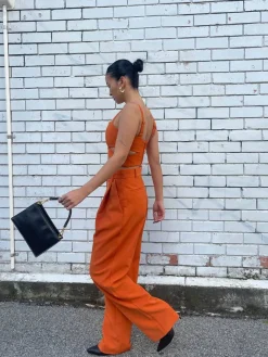 Bela Bodice Top - Tangerine