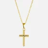 Beni Cross Necklace - Gold