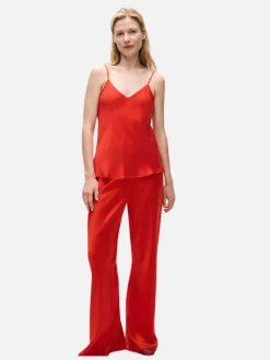 Bias Cut Cami - Geranium