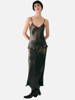 Bias Cut Cami - Smoke