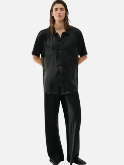 Bias Cut Pant- Black