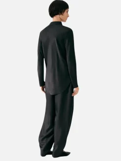 Bias Cut Shirt - Black