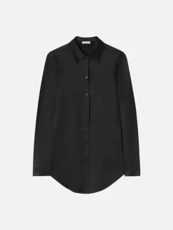Bias Cut Shirt - Black