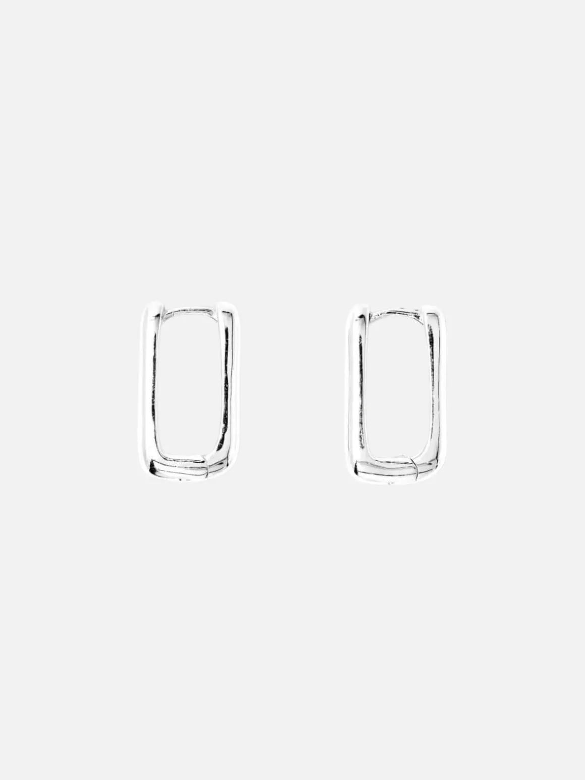 Bloq Earrings - Silver