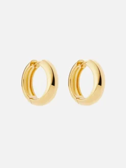 Bold Large Hoops - 18k Gold