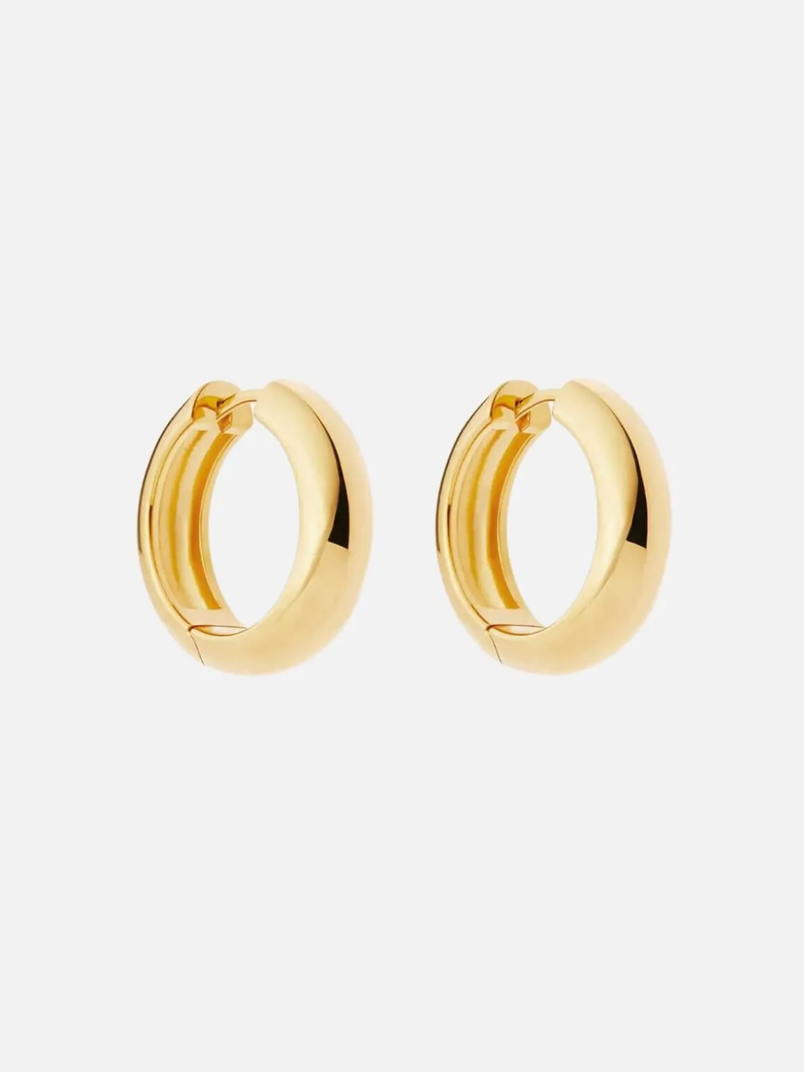 Bold Large Hoops - 18k Gold