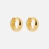 Bold Small Hoops - 18k Gold