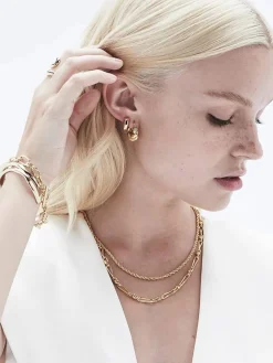 Cecile Chain Necklace - Gold