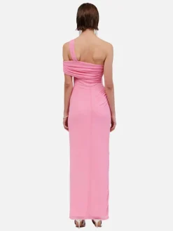 Christy Off Shoulder Maxi - Pink