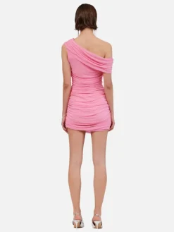 Christy Off Shoulder Mini - Pink