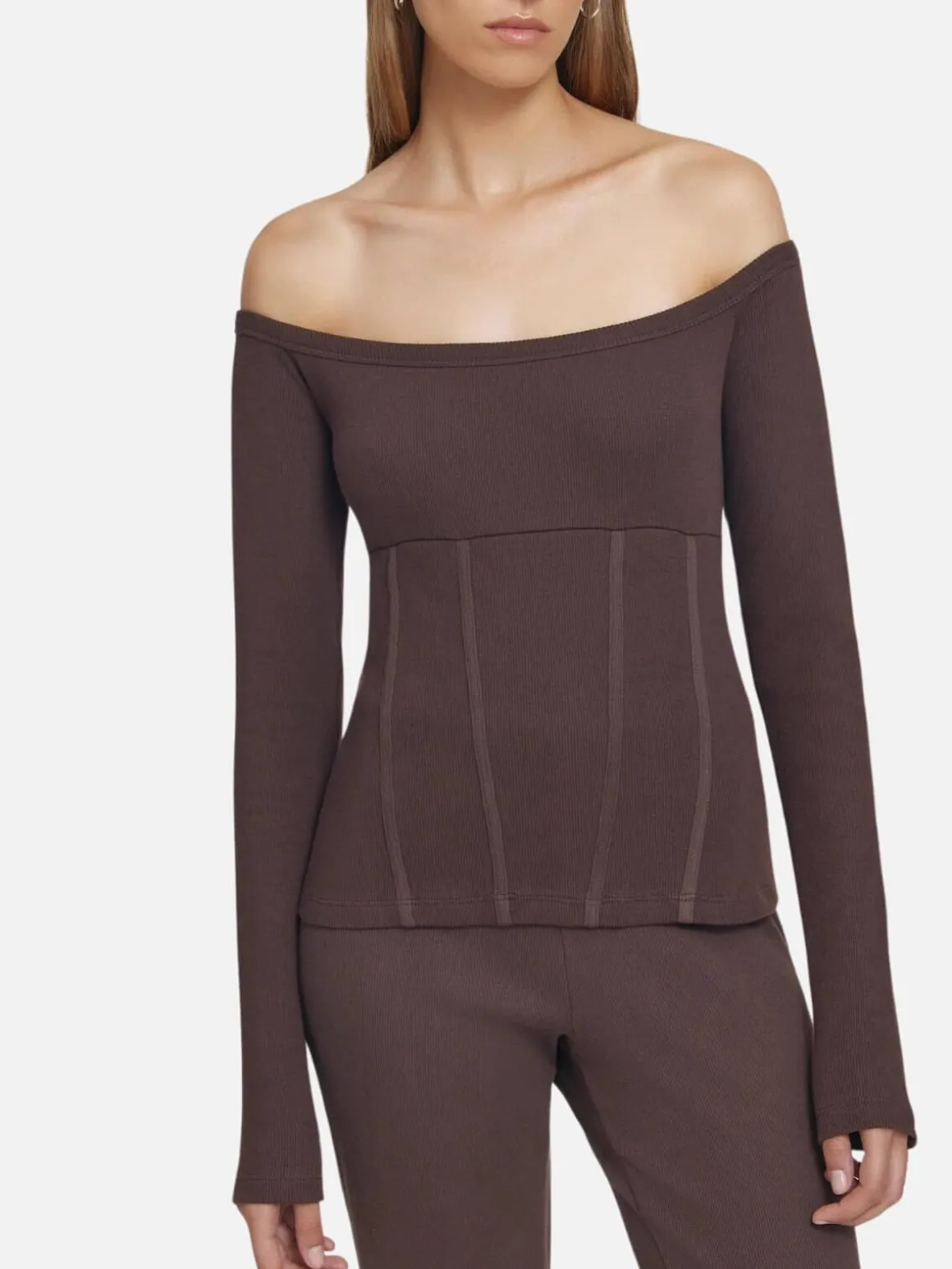 Cisco Top - Coffee Marle