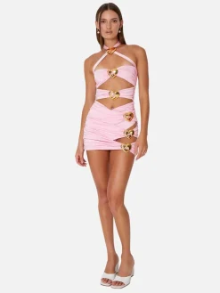 Coupe Heart Cut Out Mini Skirt - Ballet Pink