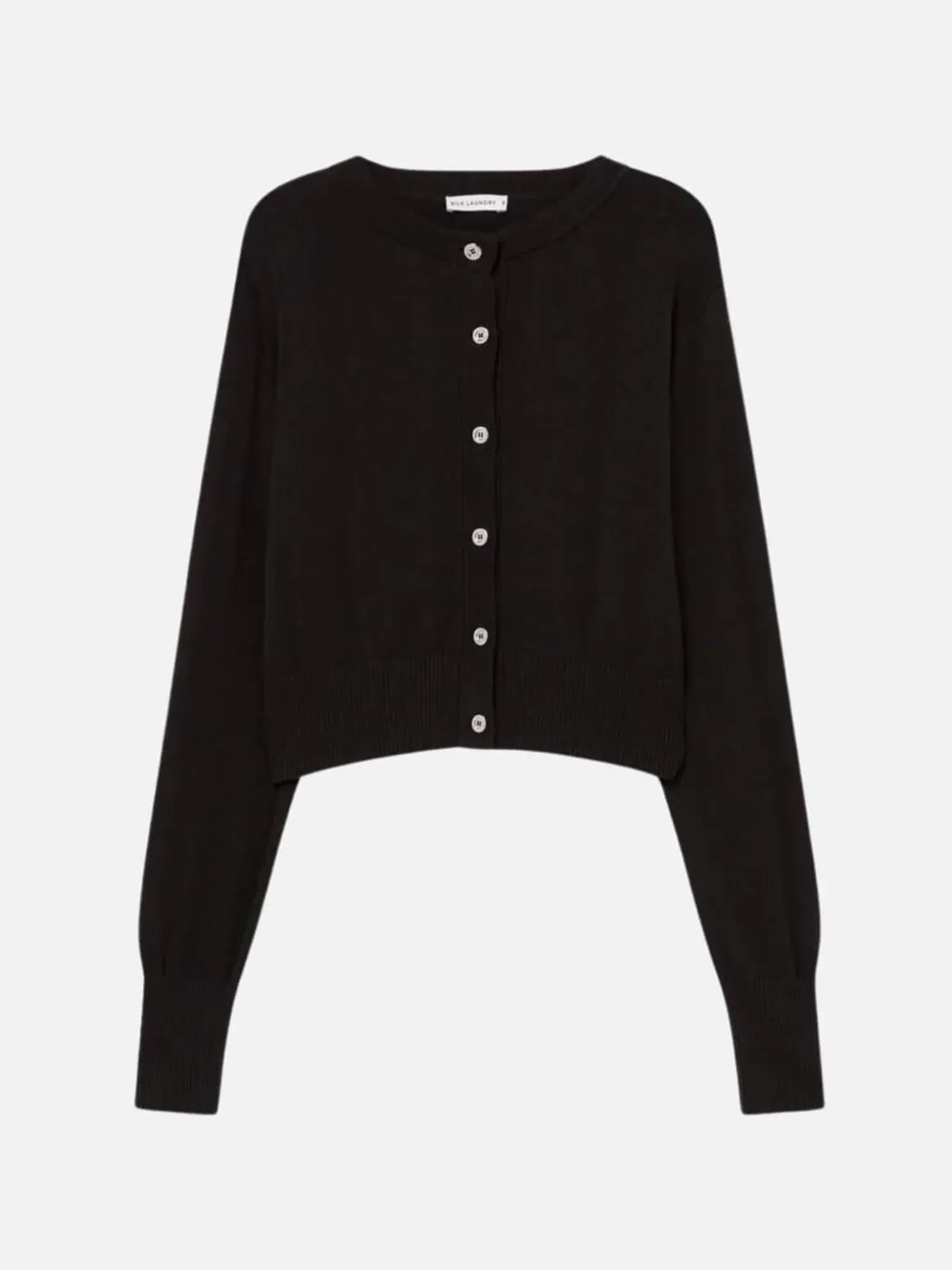 Cropped Cardigan - Black