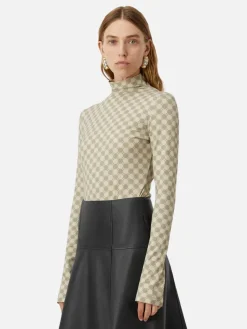 Dionne Top - Taupe Dionne Print