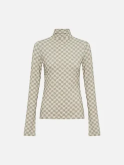 Dionne Top - Taupe Dionne Print