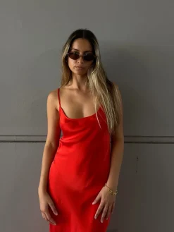 1996 Dress - Geranium