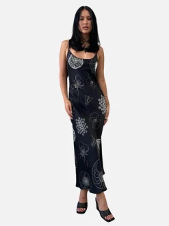 1996 Dress Fibonacci - Black