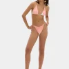Eden Scene Reversible Bikini Bottom - Pink