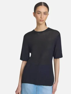 Ember Knit Tee - Black