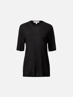 Ember Knit Tee - Black