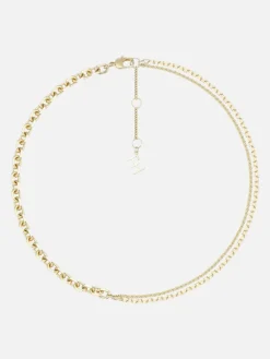 Emerge Multi Chain Necklace: 18K Gold Plating