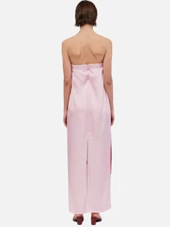 Emilia Bustier Maxi Dress - Pink Floral