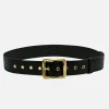 Everyday Buckle Belt - Black/Gold