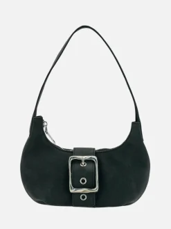 Everyday Mini Baguette - Black Corn Leather