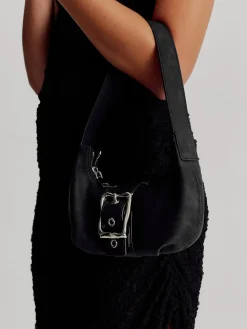 Everyday Mini Baguette - Black Corn Leather