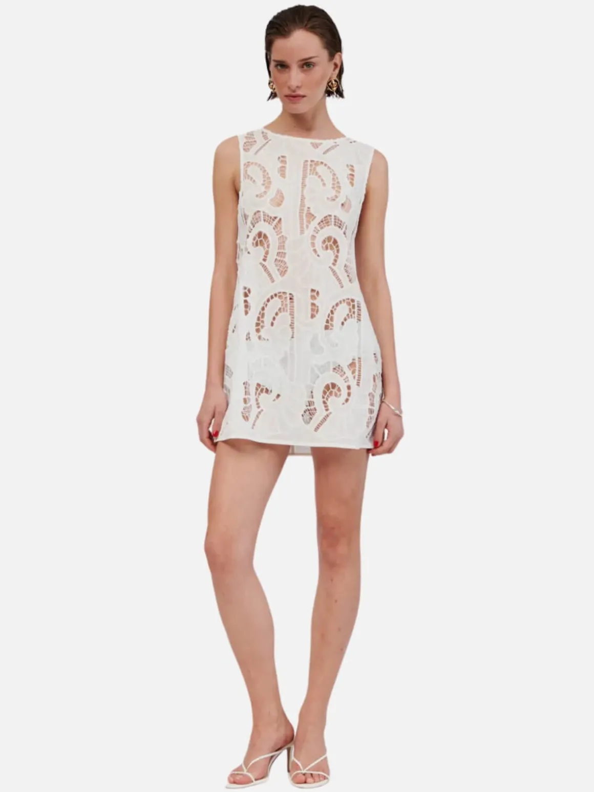 Florence Lace Tunic - White