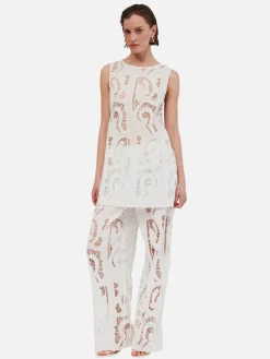 Florence Lace Tunic - White