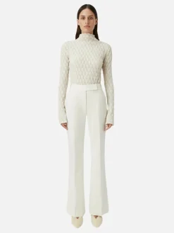 Floris Pant - Ivory Marle
