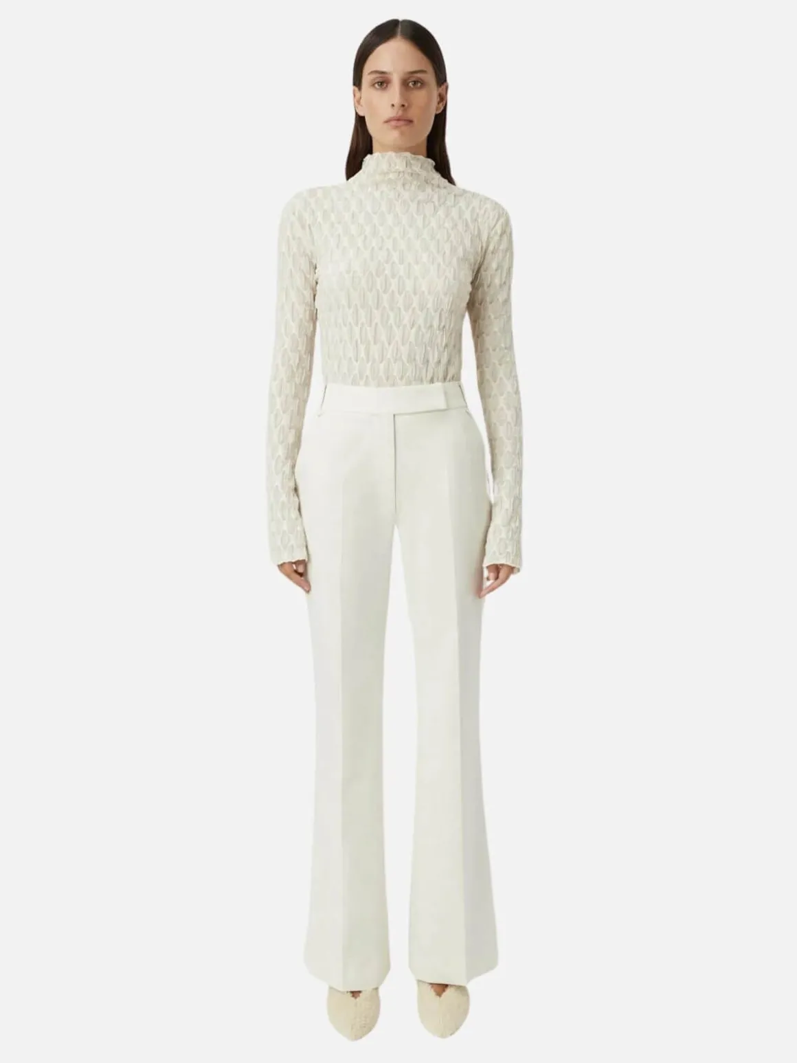 Floris Pant - Ivory Marle