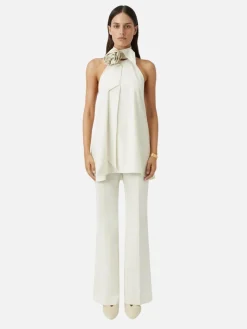 Floris Pant - Ivory Marle